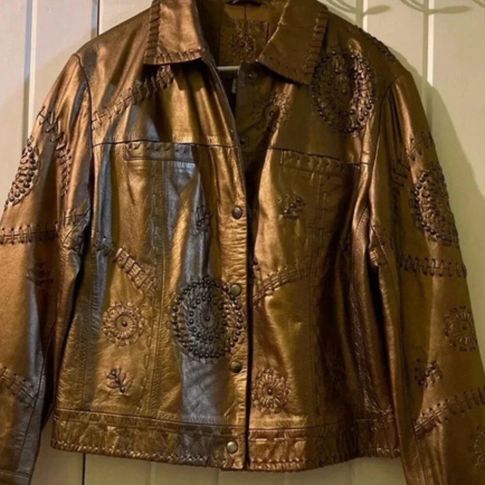 leather jacket size 1 =medium in US